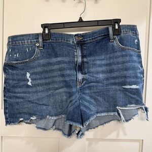 Women's Aerie Distressed Jean Shorts